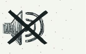 我将声音关掉了