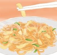 鲍片炒面
