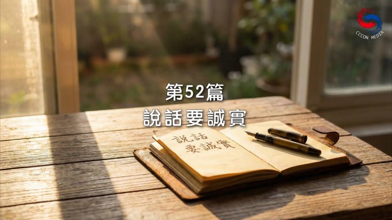 (國語)【新約啟滴】2月21日 說話要誠實