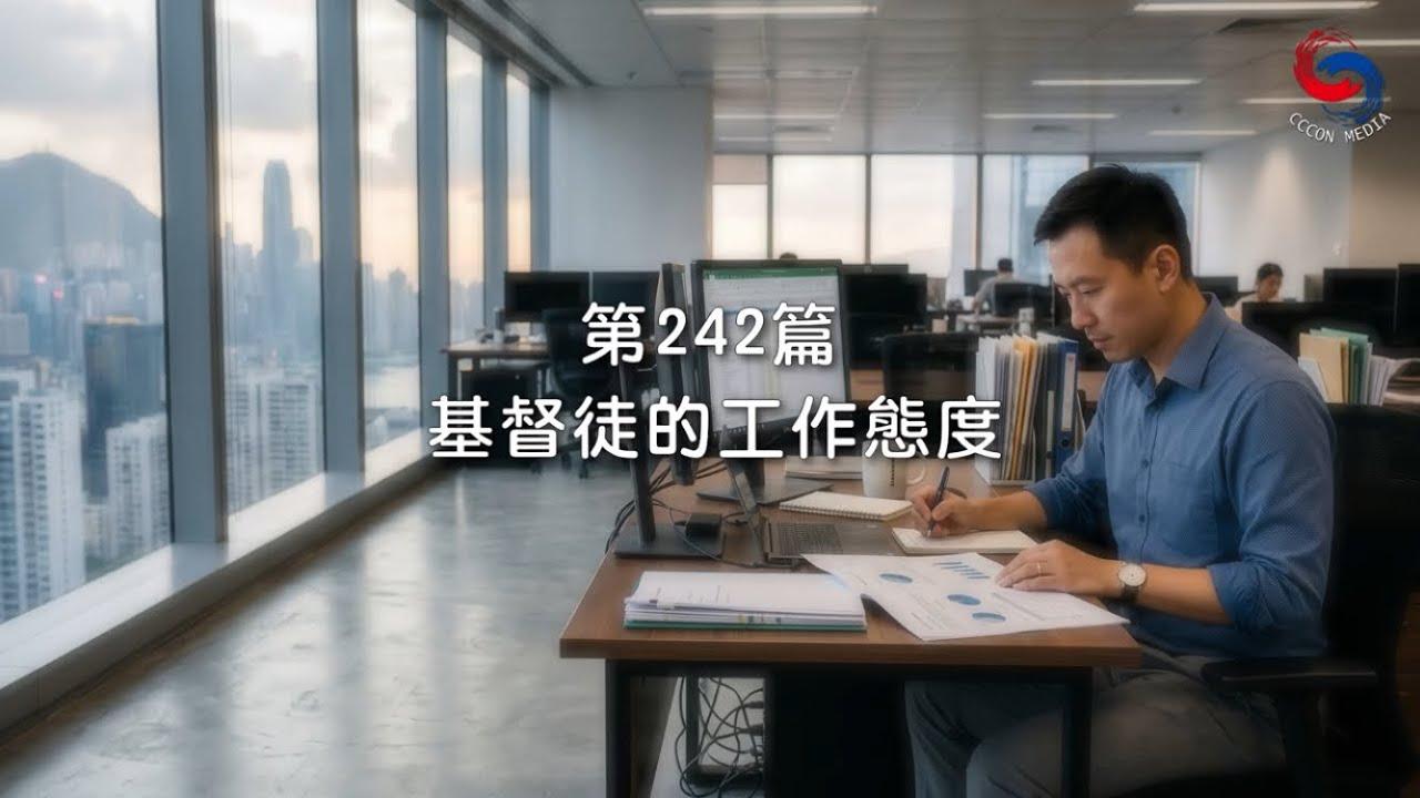 (國語)【新約啟滴】8月30日 基督徒的工作態度