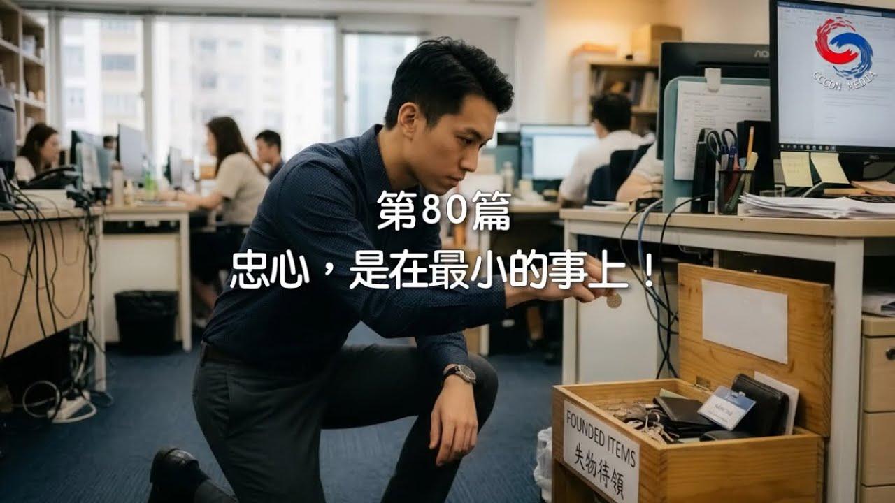 (粵語)【新約啟滴】3月21日 忠心，是在最小的事上！