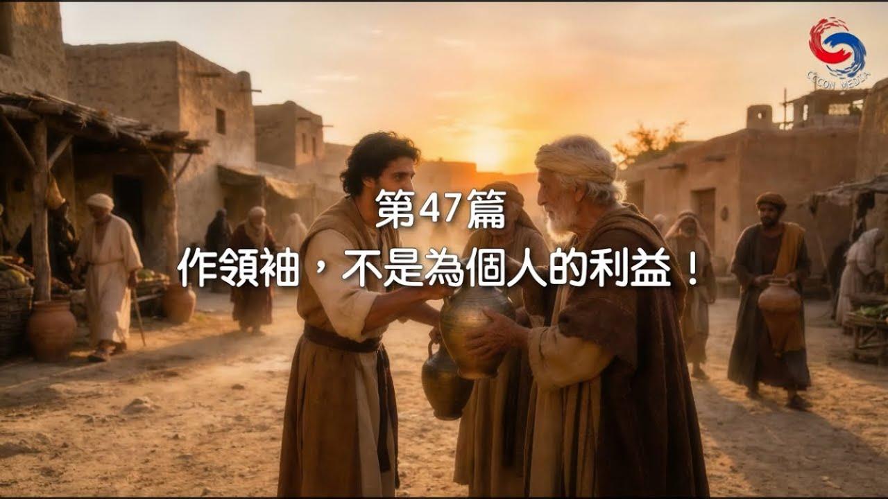 (國語)【新約啟滴】2月16日 作領袖，不是為個人的利益！